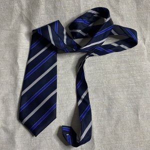 CARDINALI Men’s tie USED gray and blue colored #364